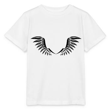 Flügel Engelsflügel Engel Vogel Wings Clipart - Stanley/Stella Kinder T-Shirt MINI CREATOR  - Weiß - Vorne - Maike (125cm)