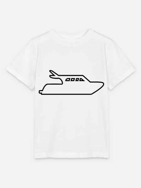 Motorboot - Stanley/Stella Kinder T-Shirt MINI CREATOR - Weiß