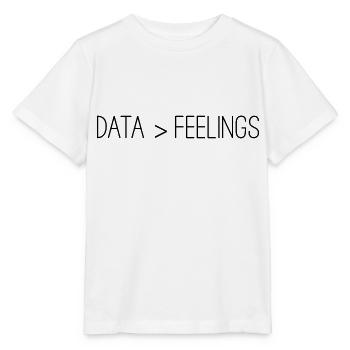 Les données sont plus grandes que les sentiments 3 - T-shirt bio MINI CREATOR Stanley/Stella Enfant - blanc - Devant - Maike (125cm)