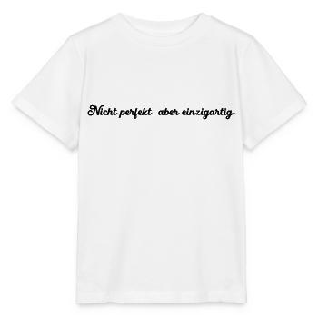 Nicht perfekt aber einzigartig - Stanley/Stella Kinder T-Shirt MINI CREATOR  - Weiß - Vorne - Maike (125cm)