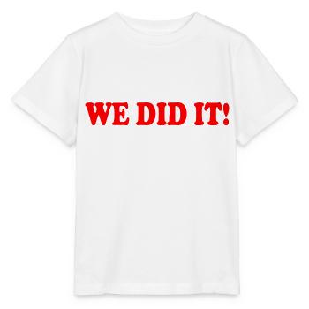 We did it - T-shirt bio MINI CREATOR Stanley/Stella Enfant - blanc - Devant - Maike (125cm)