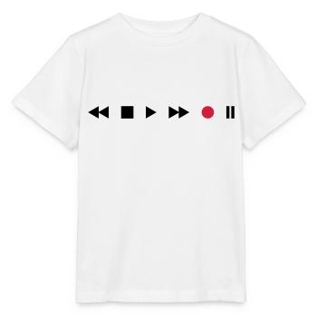 Tape Deck - Stanley/Stella Kinder T-Shirt MINI CREATOR  - Weiß - Vorne - Maike (125cm)