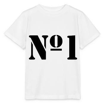 Nummer 1 - Stanley/Stella Kinder T-Shirt MINI CREATOR  - Weiß - Vorne - Maike (125cm)