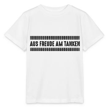 Tuning - Aus Freude am Tanken - Stanley/Stella Kinder T-Shirt MINI CREATOR  - Weiß - Vorne - Maike (125cm)