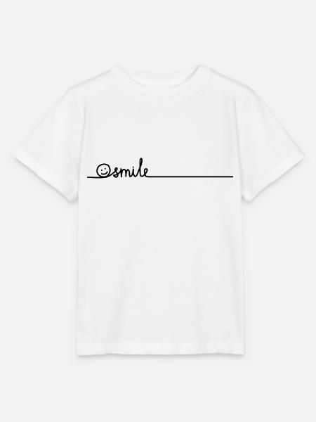 smile - Stanley/Stella Kinder T-Shirt MINI CREATOR - Weiß