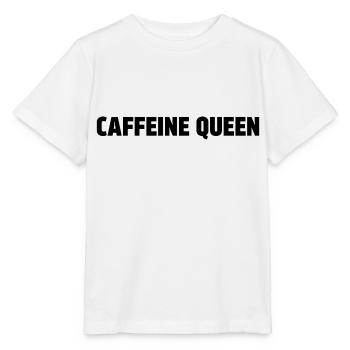Reine de la caféine - T-shirt bio MINI CREATOR Stanley/Stella Enfant - blanc - Devant - Maike (125cm)