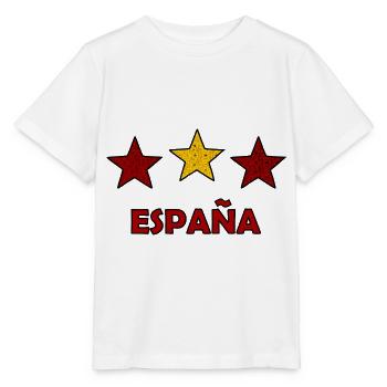 Les Espagnols - T-shirt bio MINI CREATOR Stanley/Stella Enfant - blanc - Devant - Maike (125cm)