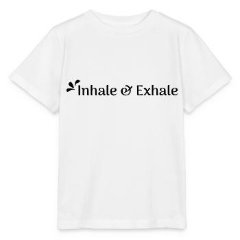 Inhale & exhale - Stanley/Stella MINI CREATOR Kids’ T-Shirt - white - Front - Maike (125cm)