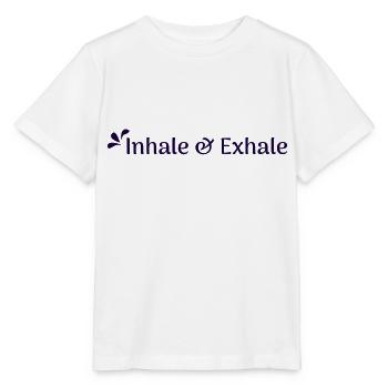 inhale&exhale - Stanley/Stella MINI CREATOR Kids’ T-Shirt - white - Front - Maike (125cm)