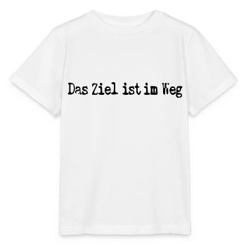 das ziel ist im weg - Stanley/Stella Kinder T-Shirt MINI CREATOR  - Weiß - Vorne - Maike (125cm)