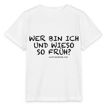 so früh - Stanley/Stella Kinder T-Shirt MINI CREATOR  - Weiß - Vorne - Maike (125cm)