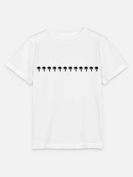 Palmen Borde - Stanley/Stella Kinder T-Shirt MINI CREATOR - Weiß