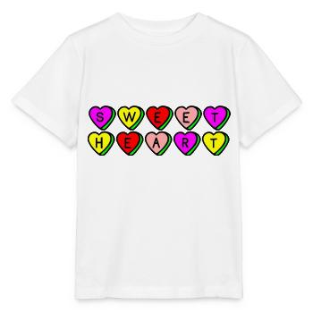 Mon petit cœur - T-shirt bio MINI CREATOR Stanley/Stella Enfant - blanc - Devant - Maike (125cm)
