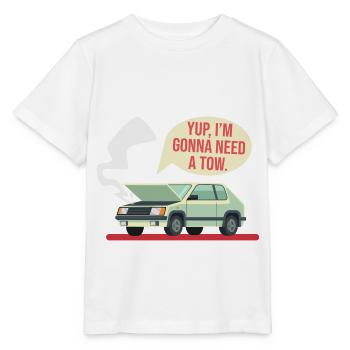 Abschleppdienst Autopanne abschleppen - Stanley/Stella Kinder T-Shirt MINI CREATOR  - Weiß - Vorne - Maike (125cm)
