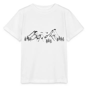 summer mountain - Stanley/Stella Kinder T-Shirt MINI CREATOR  - Weiß - Vorne - Maike (125cm)