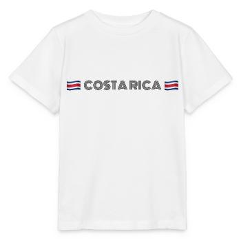 COSTA RICA - Stanley/Stella Kinder T-Shirt MINI CREATOR  - Weiß - Vorne - Maike (125cm)