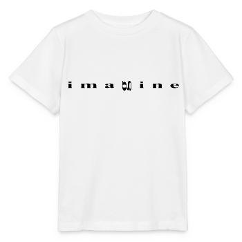 Imagine, minimalist design - Stanley/Stella MINI CREATOR Kids’ T-Shirt - white - Front - Maike (125cm)