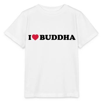 i love Buddha - T-shirt bio MINI CREATOR Stanley/Stella Enfant - blanc - Devant - Maike (125cm)