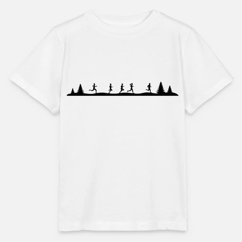 Sport - Jogger Wald - Stanley/Stella Kinder T-Shirt MINI CREATOR  - Weiß