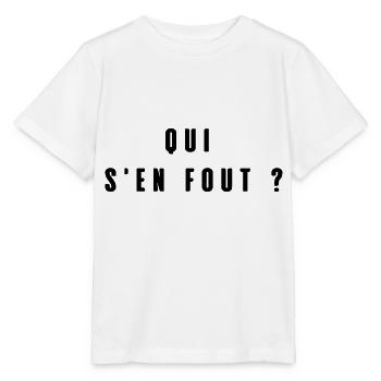 Qui s'en fout ? - T-shirt bio MINI CREATOR Stanley/Stella Enfant - blanc - Devant - Maike (125cm)