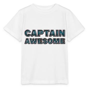 CAPTAIN AWESOME - Stanley/Stella Kinder T-Shirt MINI CREATOR  - Weiß - Vorne - Maike (125cm)