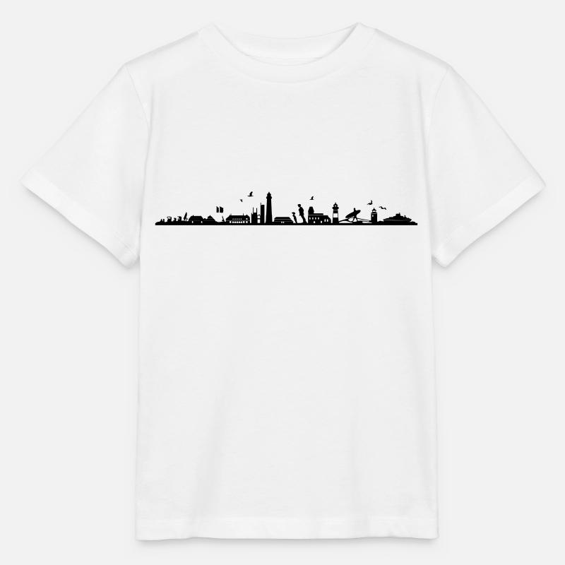 Skyline - Küste Sylt - Stanley/Stella Kinder T-Shirt MINI CREATOR  - Weiß
