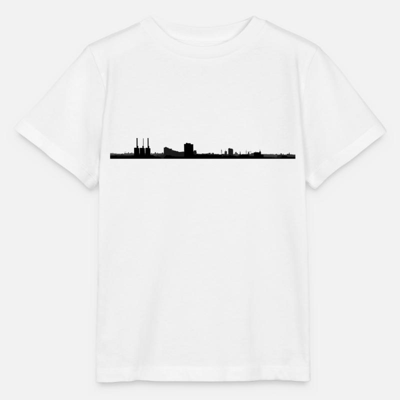 Hannover Skyline « Hannover Linden » - T-shirt bio MINI CREATOR Stanley/Stella Enfant - blanc