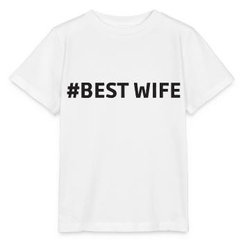 #Best Femme Meilleure femme Personne préférée - T-shirt bio MINI CREATOR Stanley/Stella Enfant - blanc - Devant - Maike (125cm)