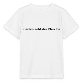 Le plan commence au hasard - T-shirt bio MINI CREATOR Stanley/Stella Enfant - blanc - Devant - Maike (125cm)