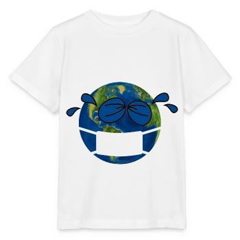 corona erde mundschutz - Stanley/Stella Kinder T-Shirt MINI CREATOR  - Weiß - Vorne - Maike (125cm)
