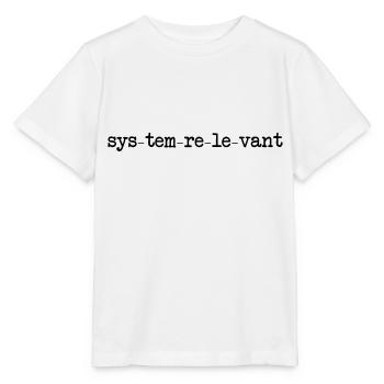 systemically important - Stanley/Stella MINI CREATOR Kids’ T-Shirt - white - Front - Maike (125cm)