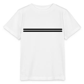 Double stroke design template to design yourself - Stanley/Stella MINI CREATOR Kids’ T-Shirt - white - Front - Maike (125cm)
