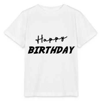 ALLES GUTE ZUM GEBURTSTAG!. ALLES GUTE ZUM GEBURTSTAG!. JAHRESTAG. - Stanley/Stella Kinder T-Shirt MINI CREATOR  - Weiß - Vorne - Maike (125cm)