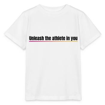 Entfessle den Athleten in dir - Stanley/Stella Kinder T-Shirt MINI CREATOR  - Weiß - Vorne - Maike (125cm)