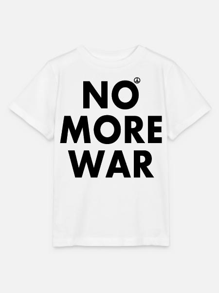 No more war - Stanley/Stella Kinder T-Shirt MINI CREATOR - Weiß