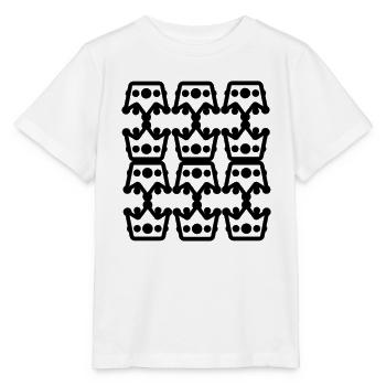 Lampen-Typ-Design - Stanley/Stella Kinder T-Shirt MINI CREATOR  - Weiß - Vorne - Maike (125cm)