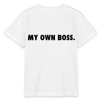 My own boss - Stanley/Stella MINI CREATOR Kids’ T-Shirt - white - Front - Maike (125cm)