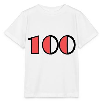 100. 100 YEARS. 100th ANNIVERSARY. HAPPY BIRTHDAY - Stanley/Stella MINI CREATOR Kids’ T-Shirt - white - Front - Maike (125cm)