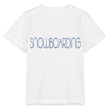 snowboarding boarden - Stanley/Stella Kinder T-Shirt MINI CREATOR  - Weiß - Vorne - Maike (125cm)