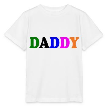 Daddy - T-shirt bio MINI CREATOR Stanley/Stella Enfant - blanc - Devant - Maike (125cm)