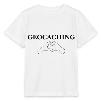 i love geocaching - Stanley/Stella Kinder T-Shirt MINI CREATOR  - Weiß - Vorne - Maike (125cm)