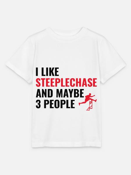 Hindernislauf Hindernislauf Leichtathletik - Stanley/Stella Kinder T-Shirt MINI CREATOR - Weiß