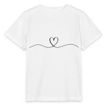 Heart 2 - Stanley/Stella MINI CREATOR Kids’ T-Shirt - white - Front - Maike (125cm)