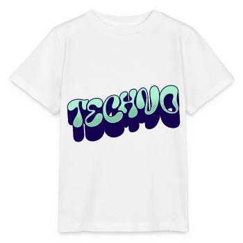 Techno - T-shirt bio MINI CREATOR Stanley/Stella Enfant - blanc - Devant - Maike (125cm)