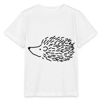 Hedgehog cute hedgehog gift animals cute animal - Stanley/Stella MINI CREATOR Kids’ T-Shirt - white - Front - Maike (125cm)