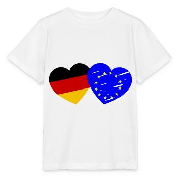 The German European Love - Stanley/Stella MINI CREATOR Kids’ T-Shirt - white - Front - Maike (125cm)