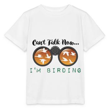 Ornithologist birdscience birds observe saying - Stanley/Stella MINI CREATOR Kids’ T-Shirt - white - Front - Maike (125cm)
