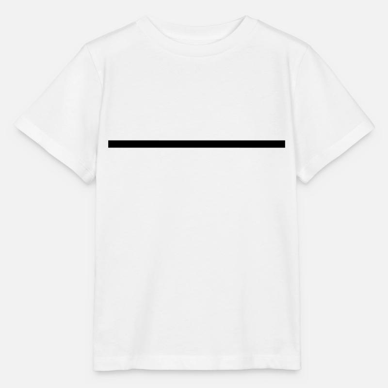 Straight line - Stanley/Stella MINI CREATOR Kids’ T-Shirt - white