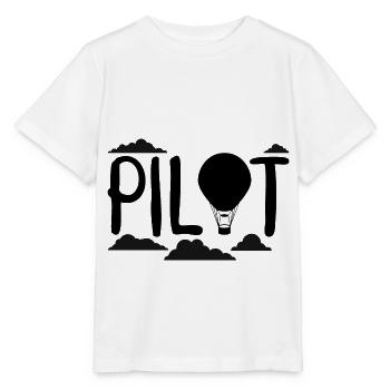 Montgolfière vole montgolfière - T-shirt bio MINI CREATOR Stanley/Stella Enfant - blanc - Devant - Maike (125cm)