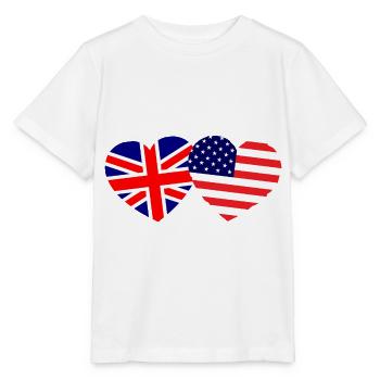 British American Friends - Stanley/Stella MINI CREATOR Kids’ T-Shirt - white - Front - Maike (125cm)